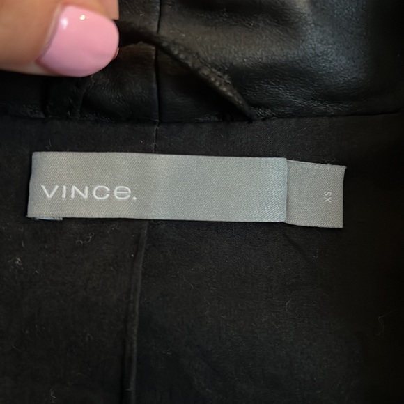 Vince Leather Jacket - Picture 5 of 6